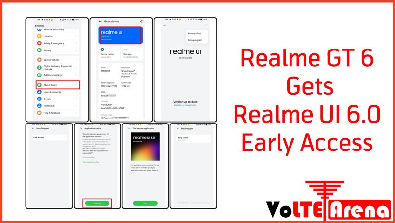 Realme UI 6.0 Early Access Begins for Realme GT 6 Users in India